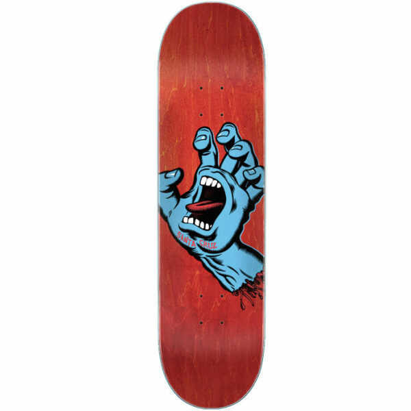 Tabla SANTA CRUZ Screaming Hand Red 8"