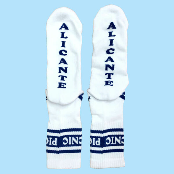 Calcetines PICNIC White/Navy - Imagen 2