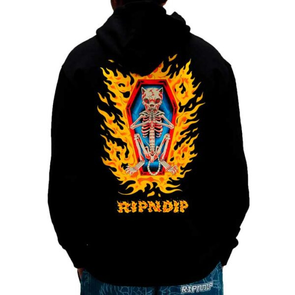 Sudadera RIPNDIP Burn In Heck Black