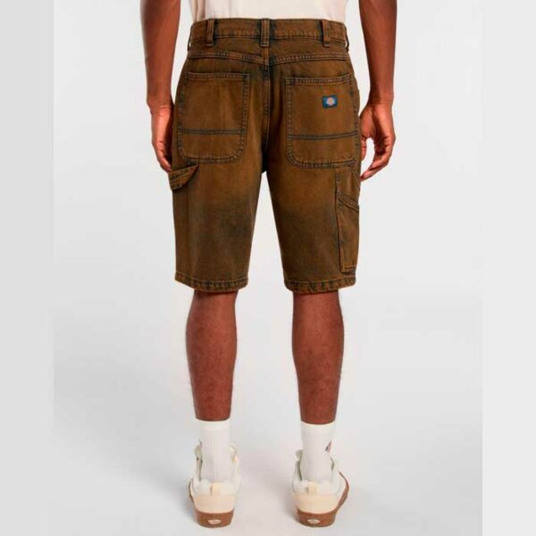 Pantalón Corto Garryville Denim Wash Brown - Imagen 2
