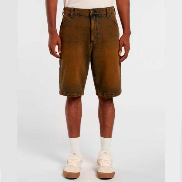 Pantalón Corto Garryville Denim Wash Brown