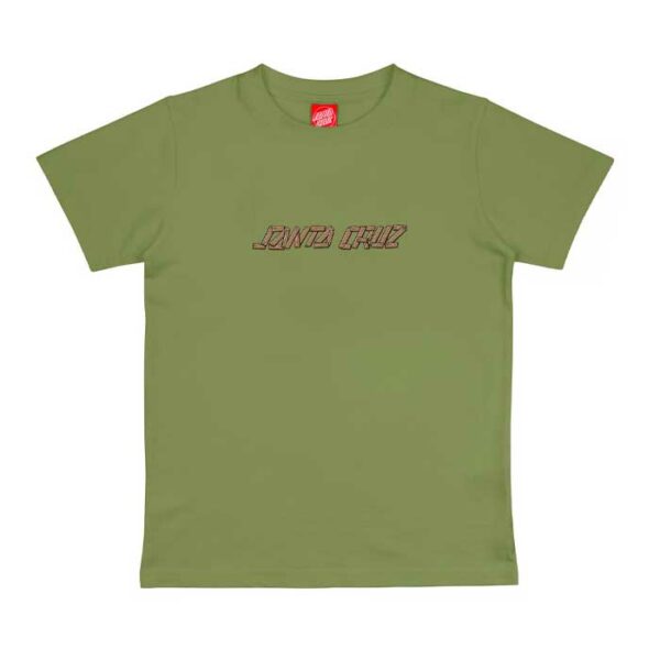 Camiseta SANTA CRUZ Screaming Grizzly Green Junior - Imagen 3