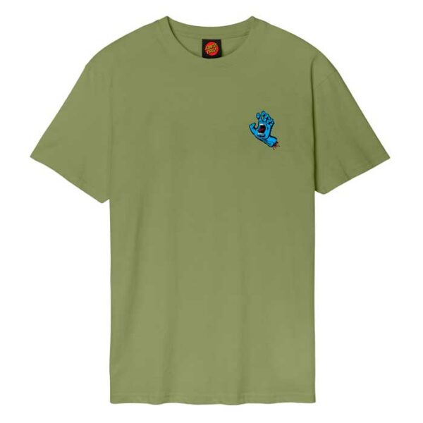 Camiseta SANTA CRUZ Screaming Hand Militari Green