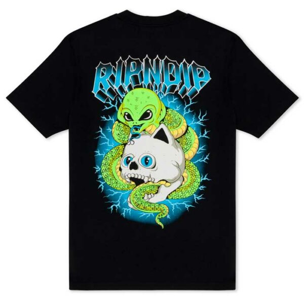 Camiseta RIPNDIP Skull & Bones Black - Imagen 3