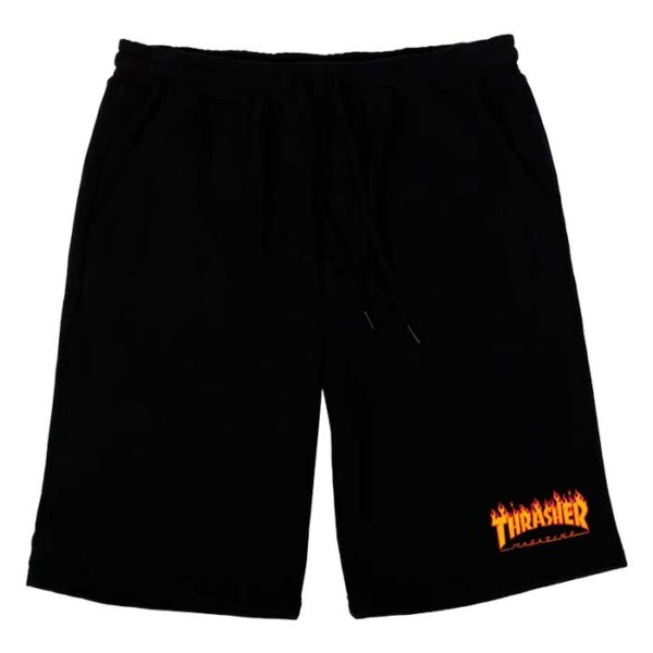Pantalón Corto THRASHER Flame Black