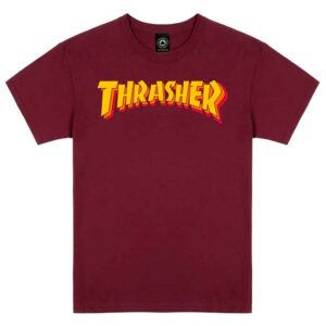 Camiseta THRASHER Stacked Burgundy
