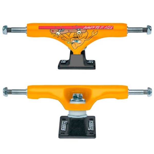 Ejes SLAPPY X TOY MACHINE Hollow Lights Orange/Black 8.25"