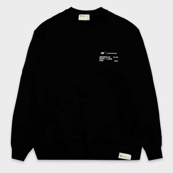 Sudadera CATERPILLAR Illinois Crewneck Black