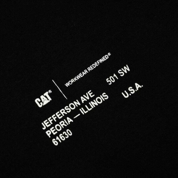 Sudadera CATERPILLAR Illinois Work Crewneck Black - Imagen 4