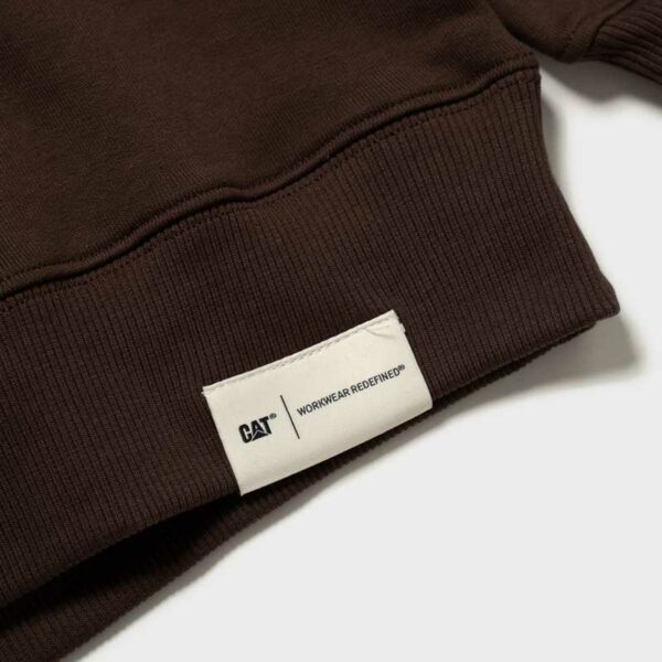Sudadera CATERPILLAR Redefined Work Crewneck Chocolate - Imagen 4