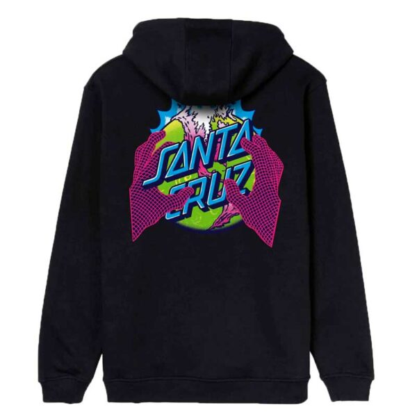Sudadera SANTA CRUZ Kendall End Of The Dot Black - Imagen 2