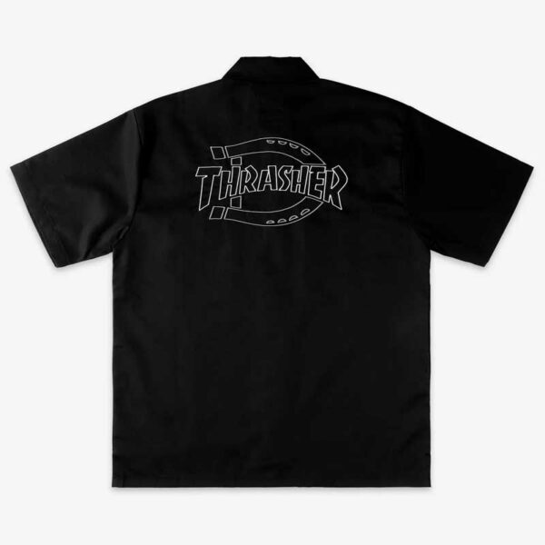 Camisa THRASHER X DICKIES Black - Imagen 2
