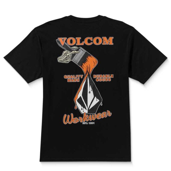 Camiseta VOLCOM Enamel Black - Imagen 4