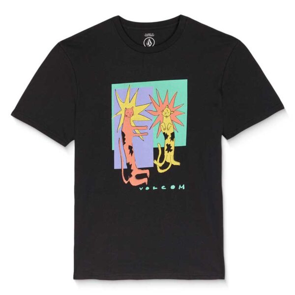 Camiseta VOLCOM Longo Cats Black - Imagen 3