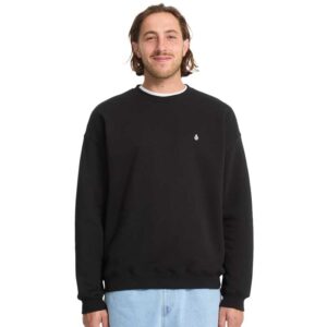 Sudadera VOLCOM Single Stone Crew Black