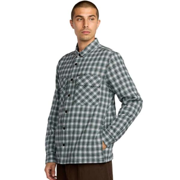 Camisa VOLCOM Wilderstone Dirty White - Imagen 3