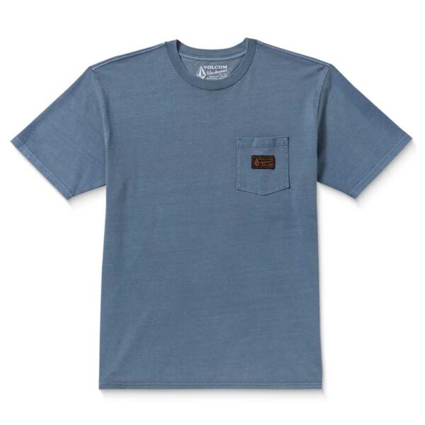 Camiseta VOLCOM Workwear Certified Pocket Blue - Imagen 3