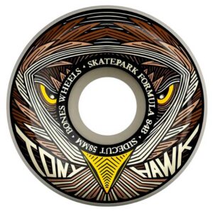Alternative view of Ruedas BONES SPF Hawk Night Sidecuts 84B/58mm