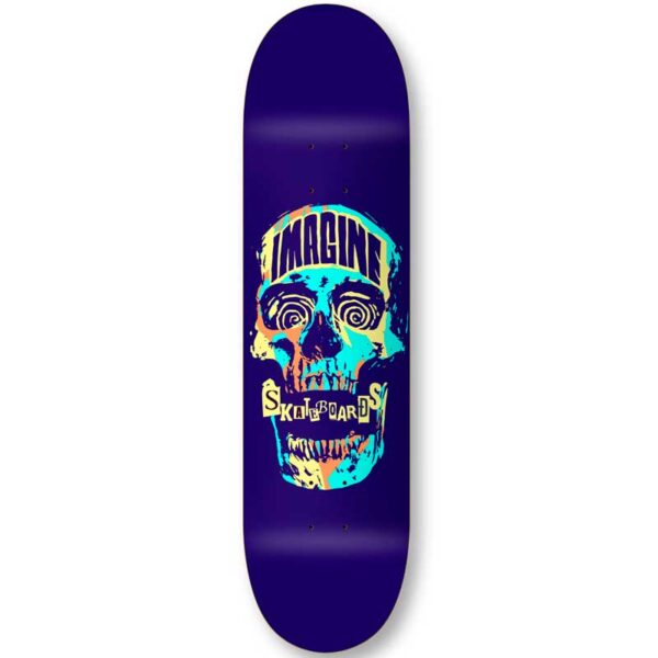 Tabla IMAGINE Skull Punk Blue 8"