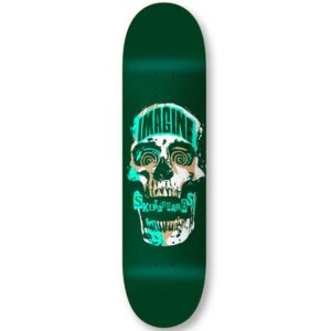 Tabla IMAGINE Skull Punk Green 8.25"
