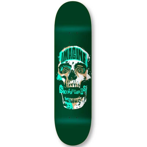 Tabla IMAGINE Skull Punk Green 8.25"