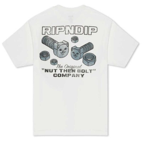 Camiseta RIPNDIP Nut Then Bolt Pocket Bone - Imagen 3
