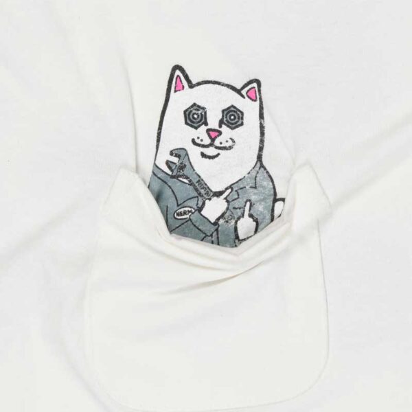 Camiseta RIPNDIP Nut Then Bolt Pocket Bone - Imagen 4