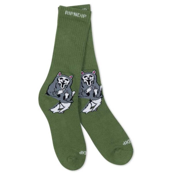 Calcetines RIPNDIP Trick Or Treat Green